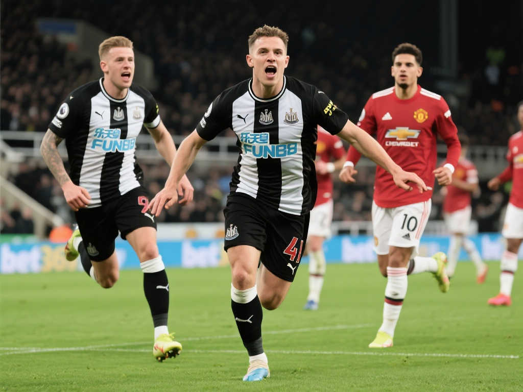 【英超】巴恩斯双响助纽卡4-1狂胜曼联，托纳利建功！